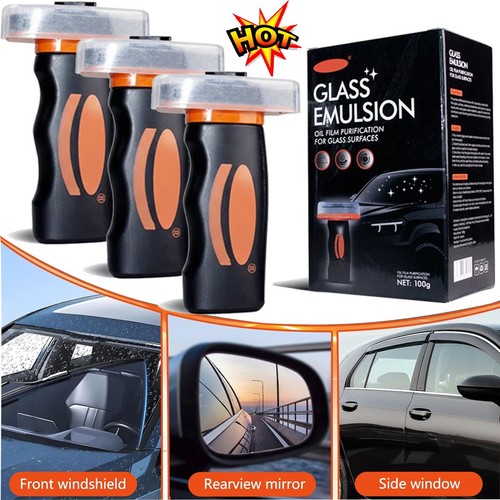 Glass oil film remover - film, for