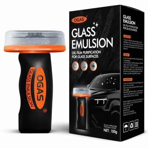 Car glass oil film - film, smudge