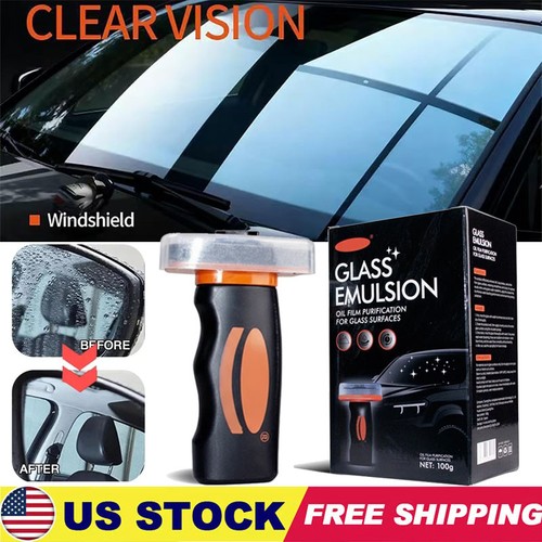 Glass oil film remover for - oil,