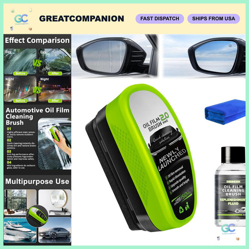 Car window oil film - car, cleaning
