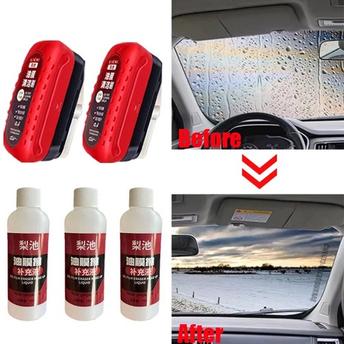 Car glass oil - glass, remover