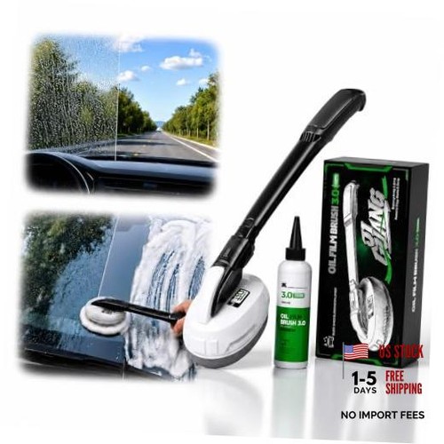 Car window oil film - window, remover