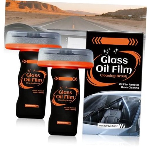 2pcs glass oil film remover - 2pcs,