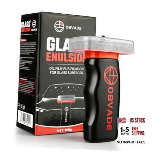 Car glass oil film cleaning - oil,